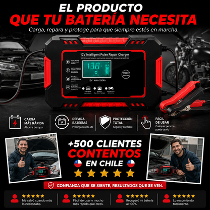 CargaExpress™ - Cargador Reparador De Baterias