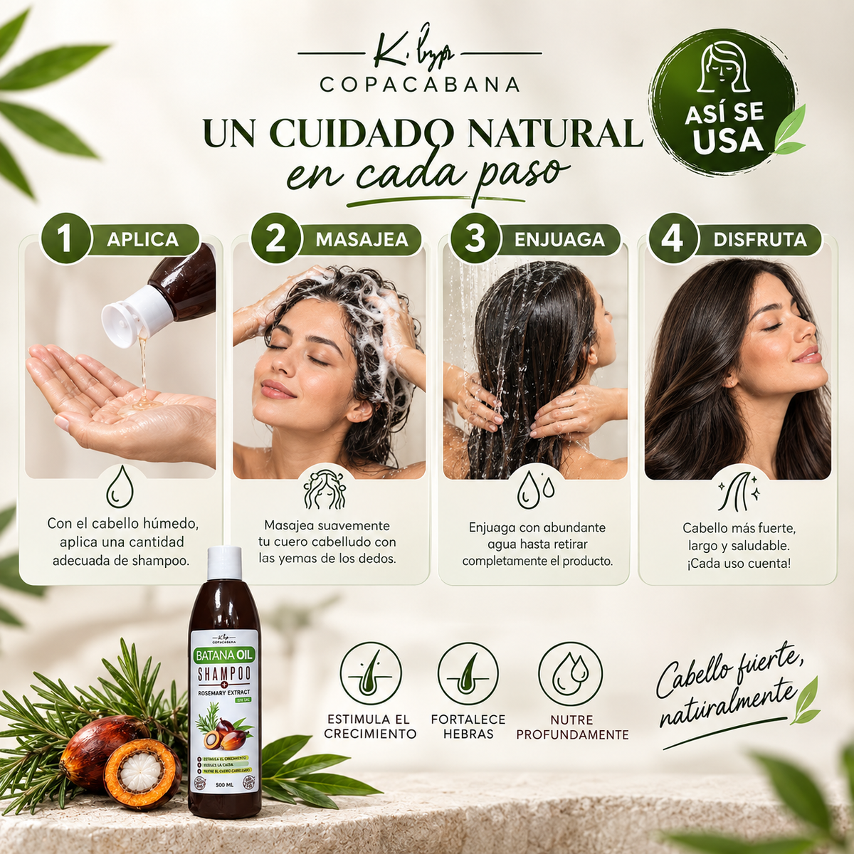 Batana Oil™ 2x1 - Shampoo Capilar