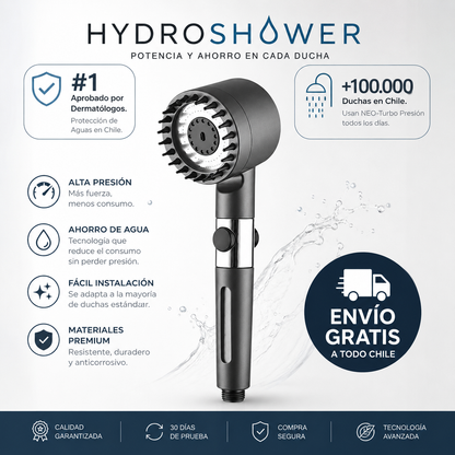 HydroShower™ - Cabezal De Ducha De Alta Presión