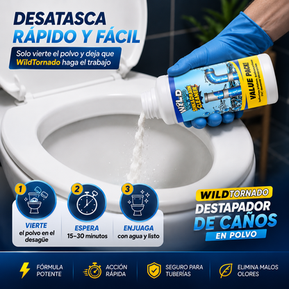 WildTornado™ - Potente Destapa Caños